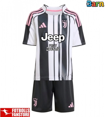 Juventus Hemmatröja Barn 2025-26 Kortärmad (+ Korta byxor)